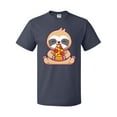 thumbnail image 1 of Inktastic Sloth Pizza T-Shirt, 1 of 5