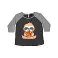 thumbnail image 1 of Inktastic Sloth Pizza Women's Plus Size T-Shirt, 1 of 5