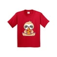thumbnail image 1 of Inktastic Sloth Pizza Youth T-Shirt, 1 of 5