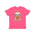 thumbnail image 1 of Inktastic Sloth Pizza Youth T-Shirt, 1 of 5