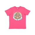 thumbnail image 1 of Inktastic Sloth Yoga Rainbow Youth T-Shirt, 1 of 5