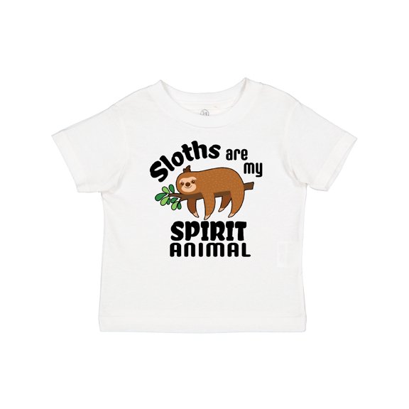Inktastic Sloths Are My Spirit Animal with Cute Sloth Illustration Boys or Girls Baby T-Shirt