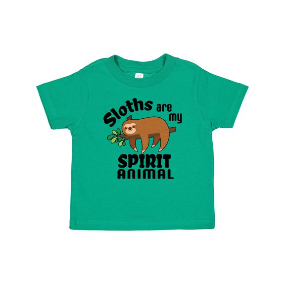 Inktastic Sloths Are My Spirit Animal with Cute Sloth Illustration Boys or Girls Baby T-Shirt