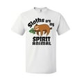 thumbnail image 1 of Inktastic Sloths Are My Spirit Animal with Cute Sloth Illustration T-Shirt, 1 of 5