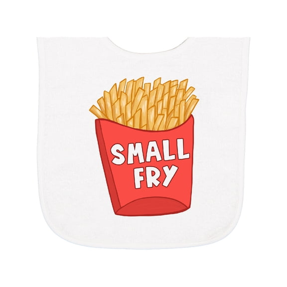 Inktastic Small Fry Baby Terry Cloth Bib