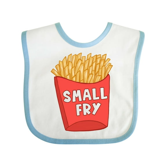 Inktastic Small Fry Boys or Girls Baby Bib