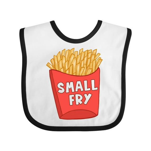 Inktastic Small Fry Boys or Girls Baby Bib