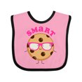 thumbnail image 1 of Inktastic Smart Cookie Girls Baby Bib, 1 of 4