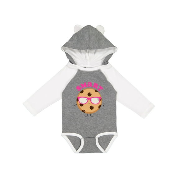 Inktastic Smart Cookie Girls Long Sleeve Baby Bodysuit