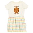 thumbnail image 1 of Inktastic Smart Cookie Girls Toddler Dress, 1 of 5