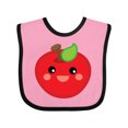thumbnail image 1 of Inktastic Smiling Apple Boys or Girls Baby Bib, 1 of 4