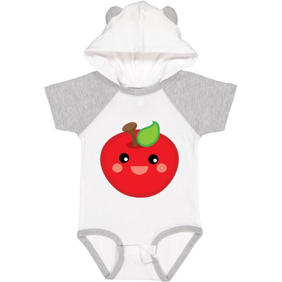 Inktastic Smiling Apple Boys or Girls Baby Bodysuit
