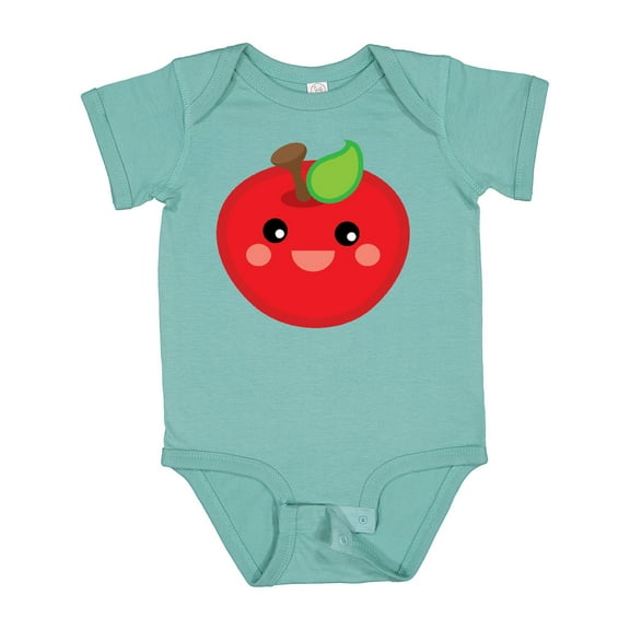 Inktastic Smiling Apple Boys or Girls Baby Bodysuit