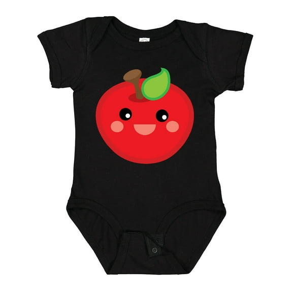 Inktastic Smiling Apple Boys or Girls Baby Bodysuit