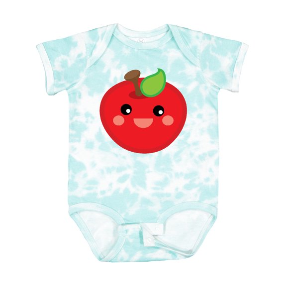 Inktastic Smiling Apple Boys or Girls Baby Bodysuit