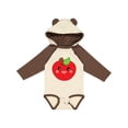 thumbnail image 1 of Inktastic Smiling Apple Boys or Girls Long Sleeve Baby Bodysuit, 1 of 5