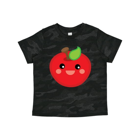 Inktastic Smiling Apple Boys or Girls Toddler T-Shirt