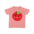 thumbnail image 1 of Inktastic Smiling Apple Boys or Girls Toddler T-Shirt, 1 of 5