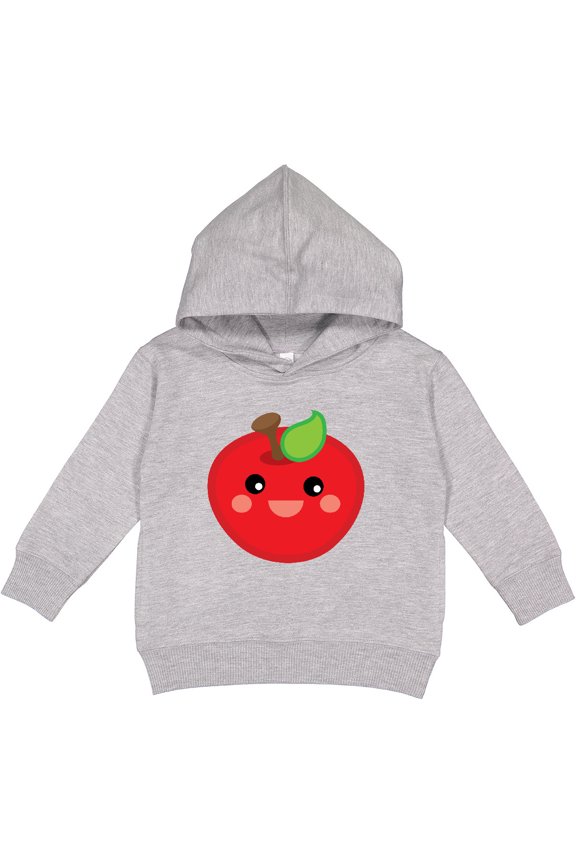 Smiling Apple Toddler Hoodie