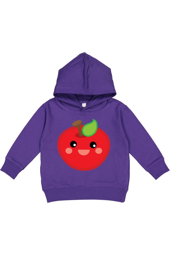 Smiling Apple Toddler Hoodie