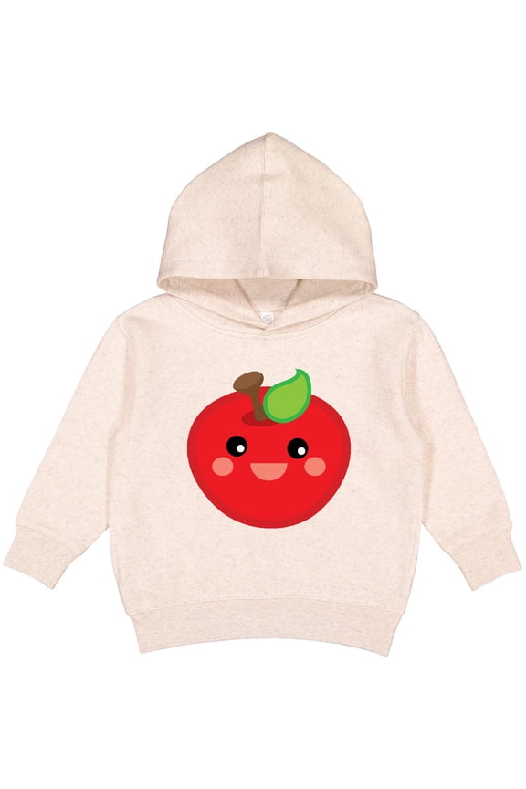 Smiling Apple Toddler Hoodie