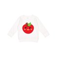 thumbnail image 1 of Inktastic Smiling Apple Toddler Sweatshirt, 1 of 4