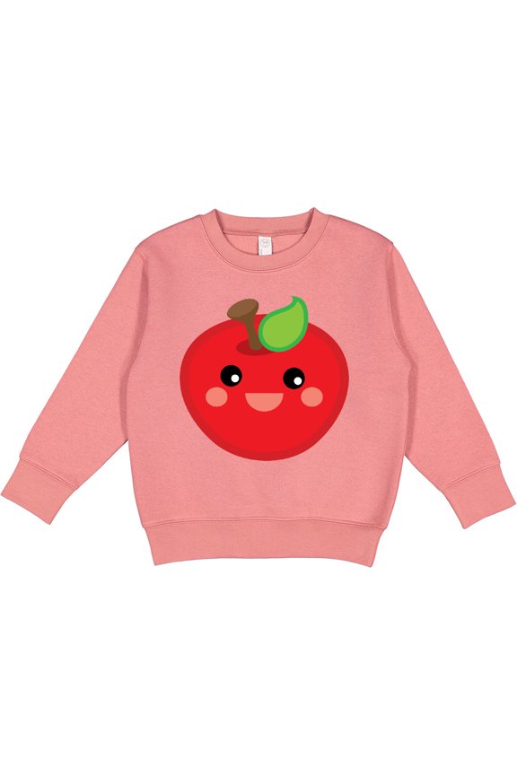 Smiling Apple Toddler Sweatshirt