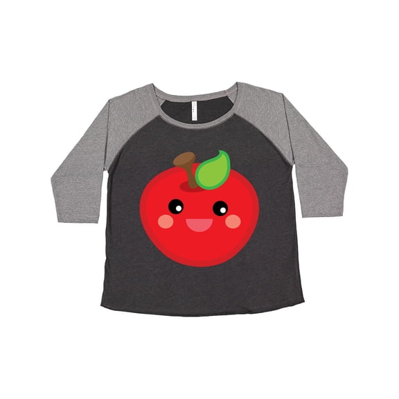 Inktastic Smiling Apple Women's Plus Size T-Shirt