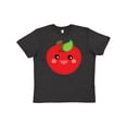 thumbnail image 1 of Inktastic Smiling Apple Youth T-Shirt, 1 of 5