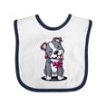 thumbnail image 1 of Inktastic Smiling Pit Bull Boys or Girls Baby Bib, 1 of 4