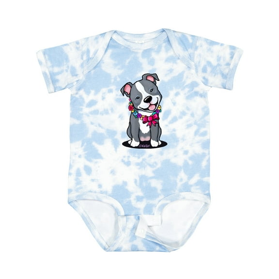 Inktastic Smiling Pit Bull Boys or Girls Baby Bodysuit