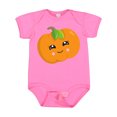 thumbnail image 1 of Inktastic Halloween Pumpkin, Trick or Treat, Smiling Pumpkin Boys or Girls Baby Bodysuit, 1 of 5