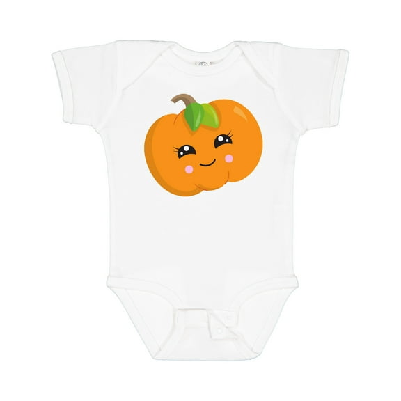 Inktastic Halloween Pumpkin, Trick or Treat, Smiling Pumpkin Boys or Girls Baby Bodysuit