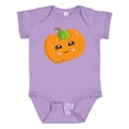 thumbnail image 1 of Inktastic Halloween Pumpkin, Trick or Treat, Smiling Pumpkin Boys or Girls Baby Bodysuit, 1 of 5