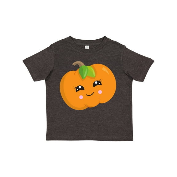 Inktastic Smiling Pumpkin, Halloween, Orange Pumpkin Boys or Girls Toddler T-Shirt