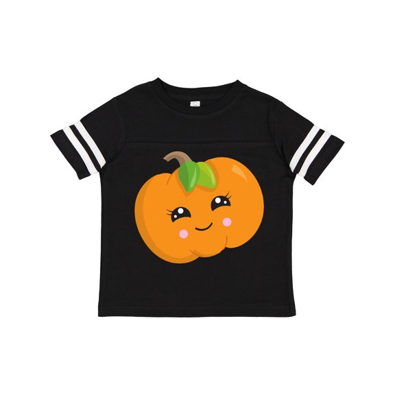 Inktastic Smiling Pumpkin, Halloween, Orange Pumpkin Boys or Girls Toddler T-Shirt
