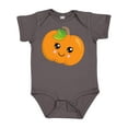 thumbnail image 1 of Inktastic Smiling Pumpkin, Orange Pumpkin, Halloween Boys or Girls Baby Bodysuit, 1 of 5