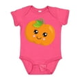 thumbnail image 1 of Inktastic Smiling Pumpkin, Orange Pumpkin, Halloween Boys or Girls Baby Bodysuit, 1 of 5