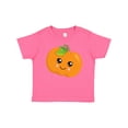 thumbnail image 1 of Inktastic Smiling Pumpkin, Orange Pumpkin, Halloween Boys or Girls Baby T-Shirt, 1 of 5