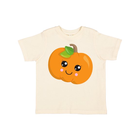 Inktastic Smiling Pumpkin, Orange Pumpkin, Halloween Boys or Girls Toddler T-Shirt