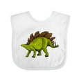 thumbnail image 1 of Inktastic Smiling Stegosaurus Boys or Girls Baby Bib, 1 of 4