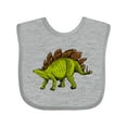 thumbnail image 1 of Inktastic Smiling Stegosaurus Boys or Girls Baby Bib, 1 of 4