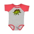thumbnail image 1 of Inktastic Smiling Stegosaurus Boys or Girls Baby Bodysuit, 1 of 5
