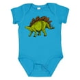 thumbnail image 1 of Inktastic Smiling Stegosaurus Boys or Girls Baby Bodysuit, 1 of 5