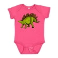 thumbnail image 1 of Inktastic Smiling Stegosaurus Boys or Girls Baby Bodysuit, 1 of 5