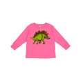 thumbnail image 1 of Inktastic Smiling Stegosaurus Boys or Girls Long Sleeve Toddler T-Shirt, 1 of 5