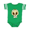 thumbnail image 1 of Inktastic Smiling Sugar Skull for Day of the Dead Boys or Girls Baby Bodysuit, 1 of 5