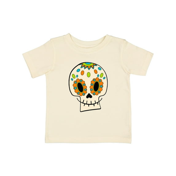 Inktastic Smiling Sugar Skull for Day of the Dead Boys or Girls Baby T-Shirt