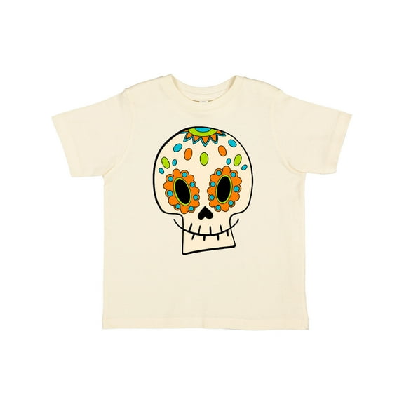 Inktastic Smiling Sugar Skull for Day of the Dead Boys or Girls Toddler T-Shirt