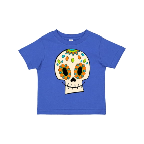 Inktastic Smiling Sugar Skull for Day of the Dead Boys or Girls Toddler T-Shirt